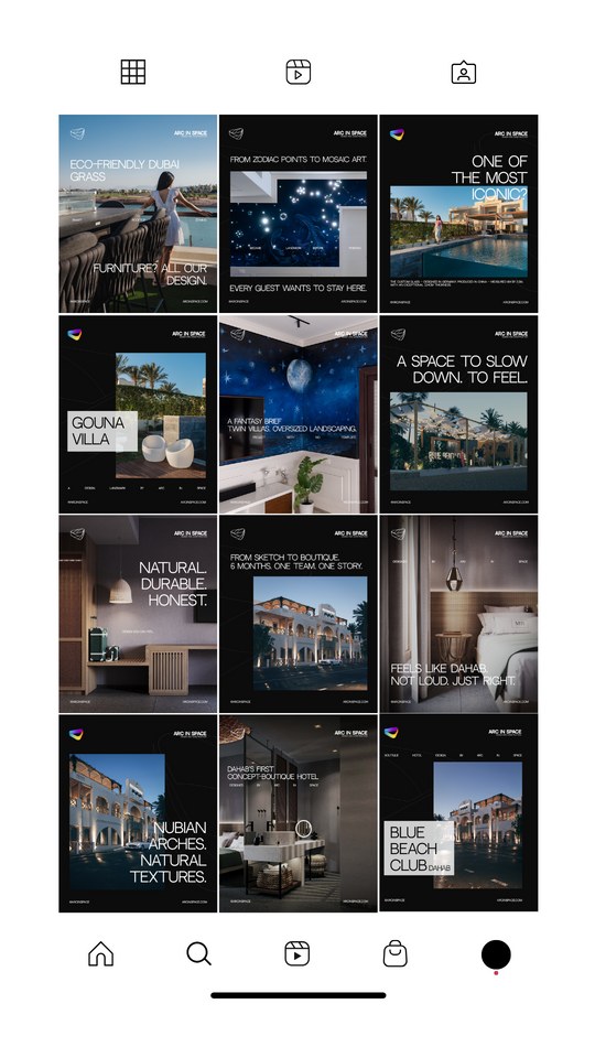 Real estate content grid