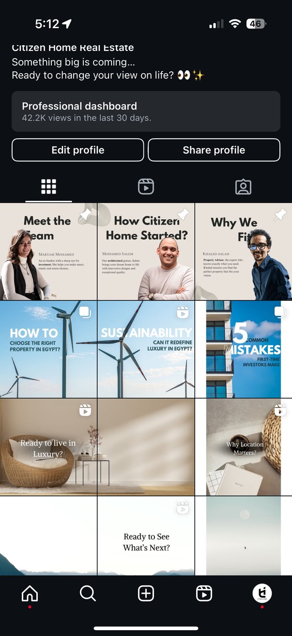 Content feed insights screenshot